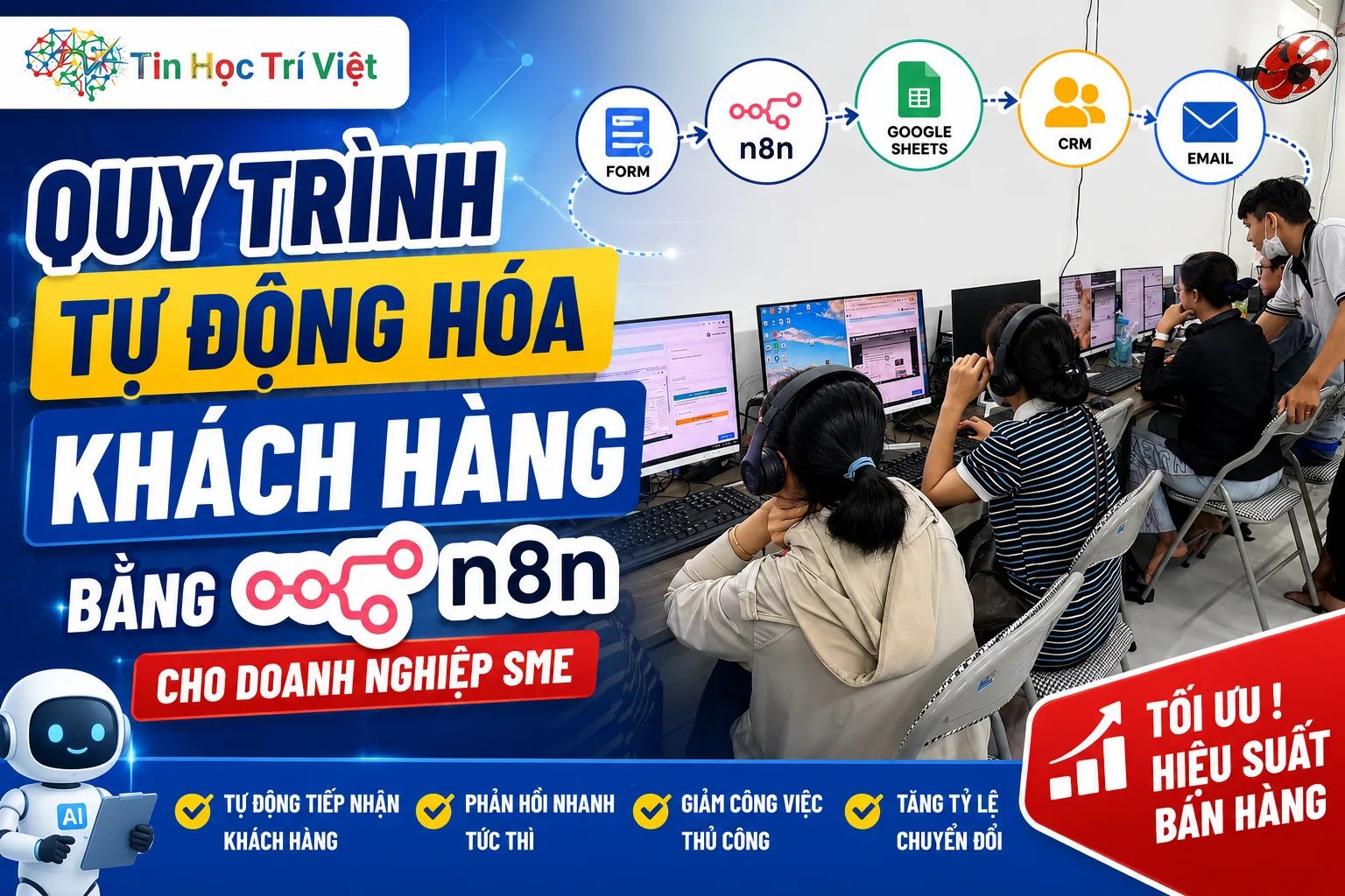 Tự Động Hóa Khách Hàng Bằng n8n Cho Doanh Nghiệp SME