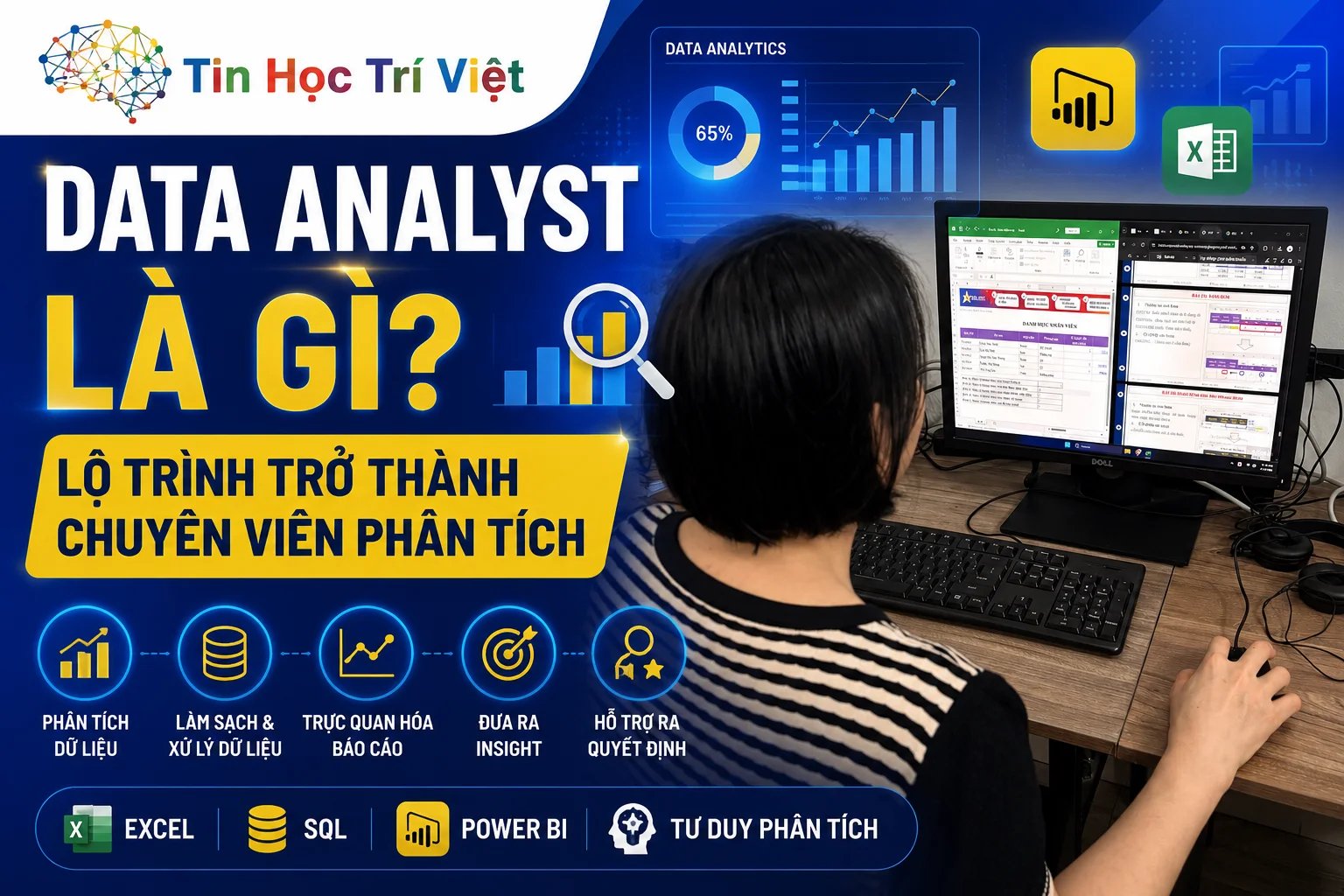 Data Analyst Là Gì? Lộ Trình Trở Thành Chuyên Viên Phân Tích