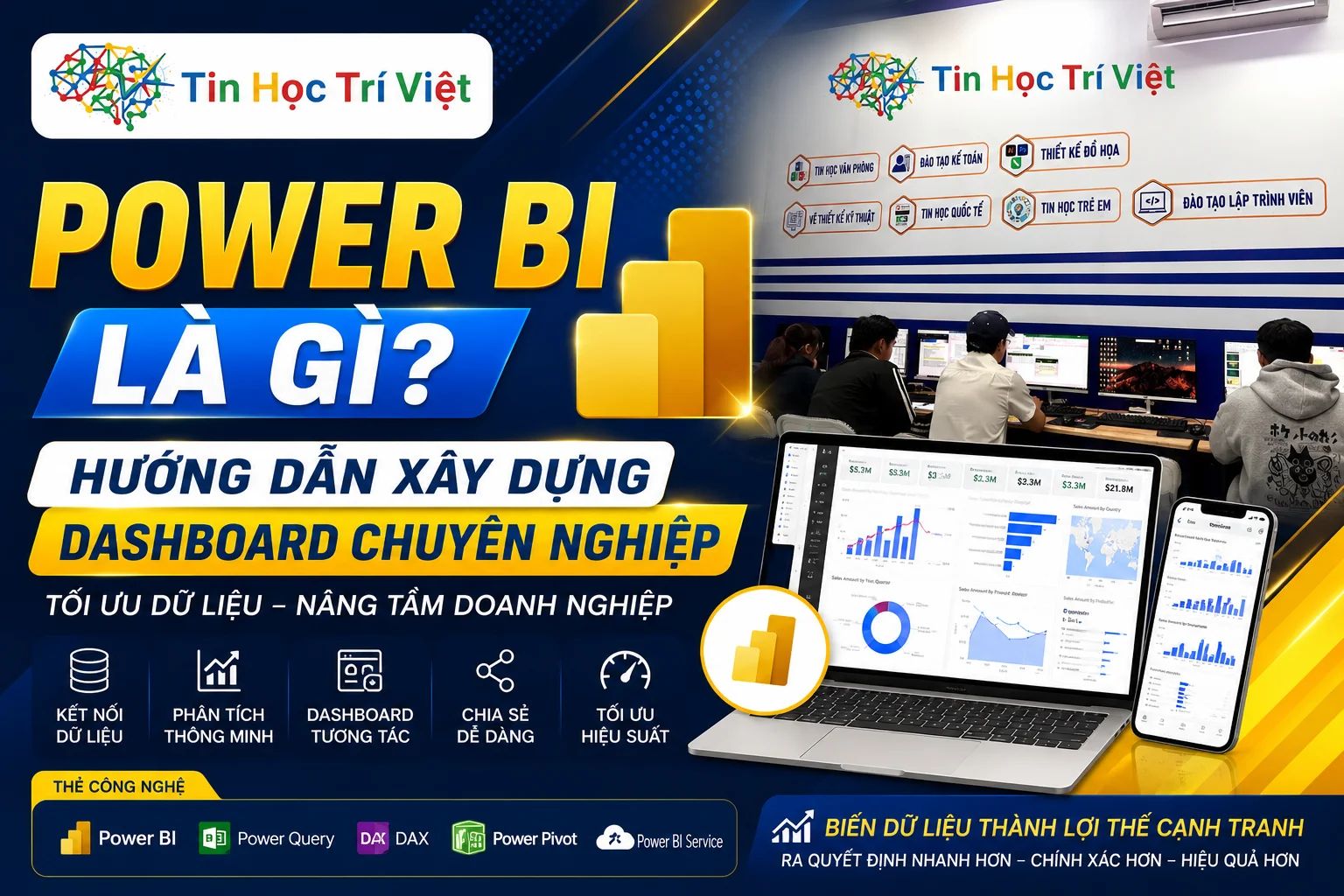 Power BI Là Gì? Hướng Dẫn Xây Dựng Dashboard Chuyên Nghiệp