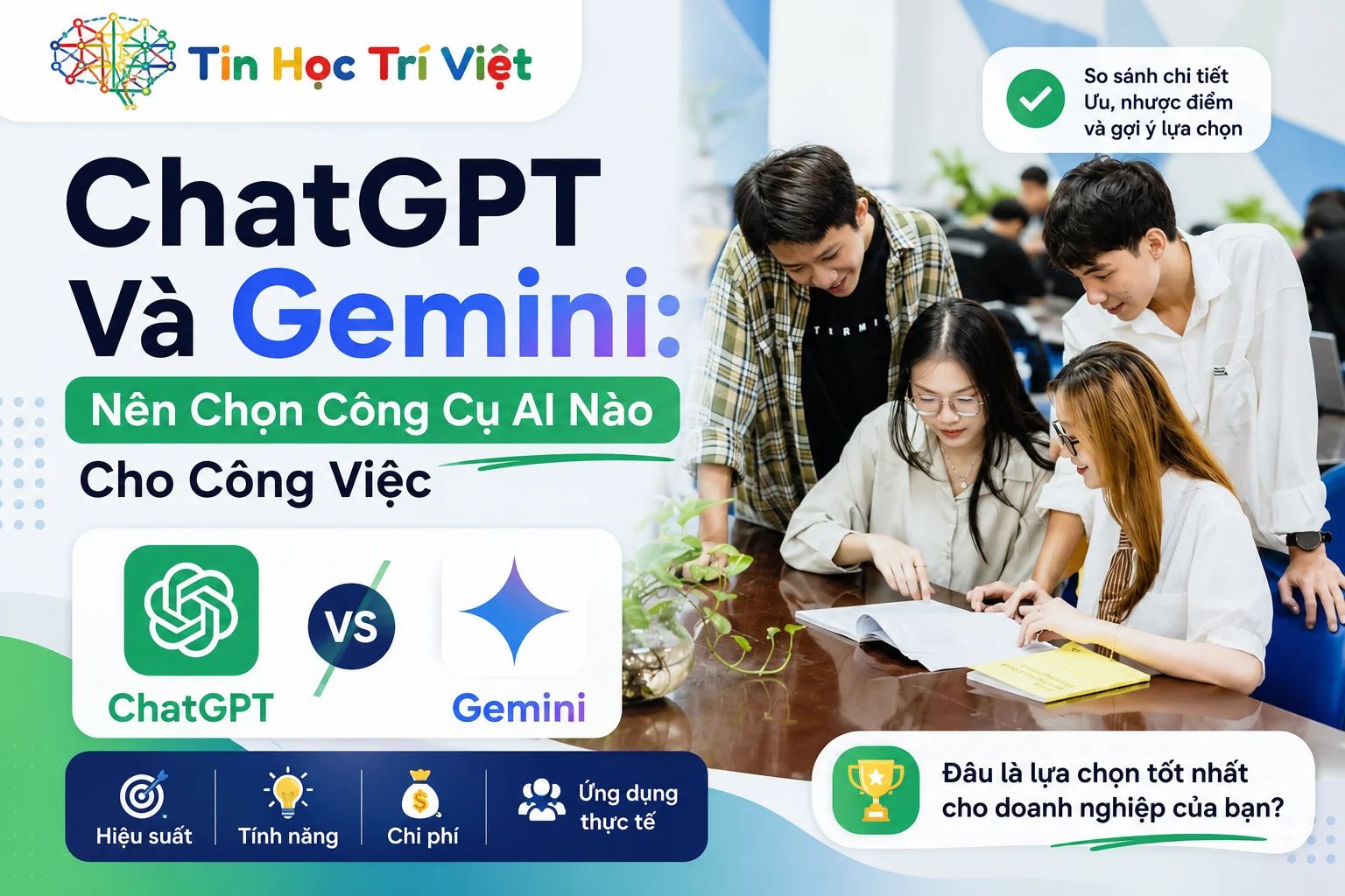 ChatGPT Và Gemini: Nên Chọn Công Cụ AI Nào Cho Công Việc?