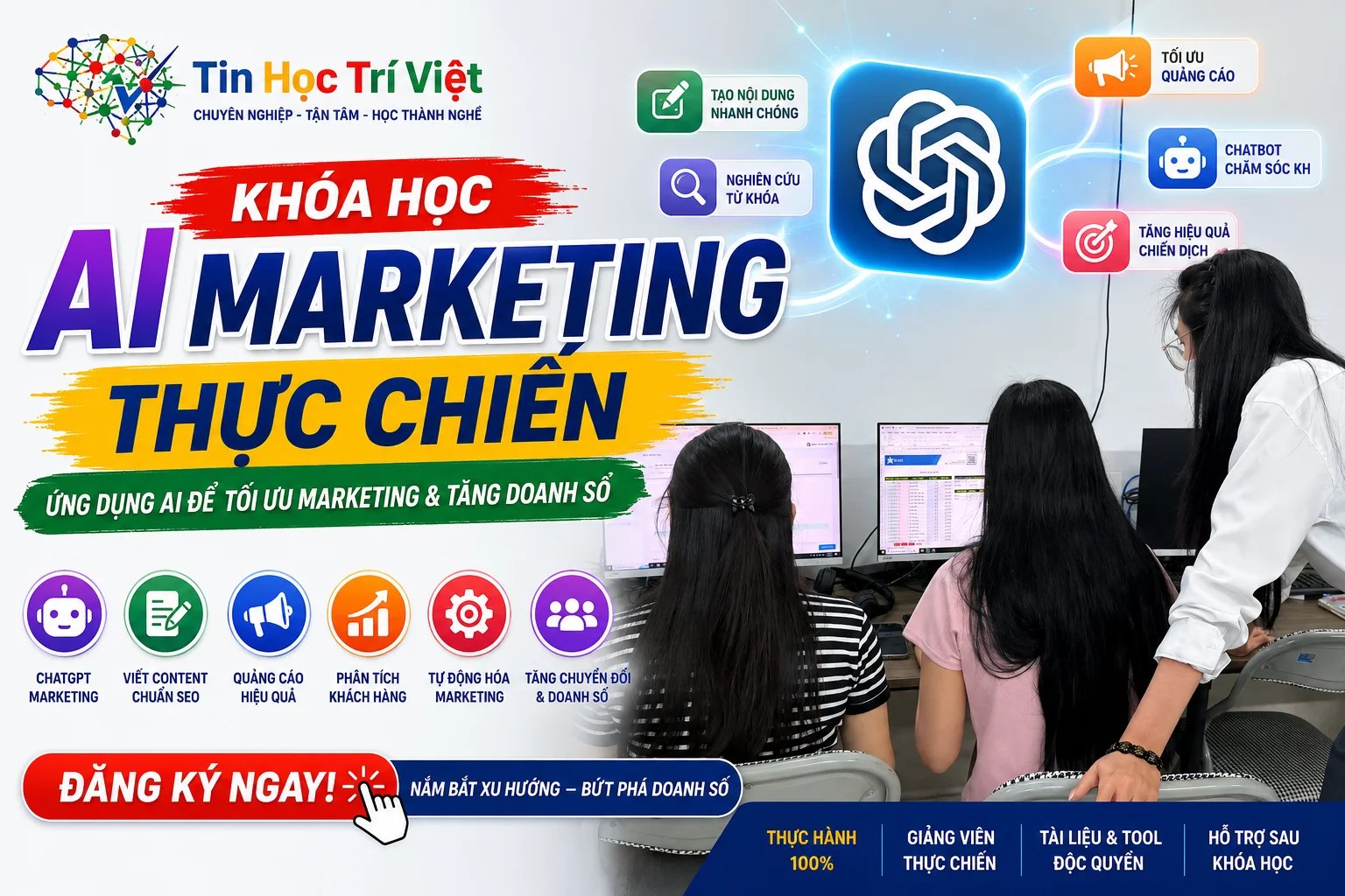 Khóa Học AI Marketing Thực Chiến Cho Doanh Nghiệp 2026