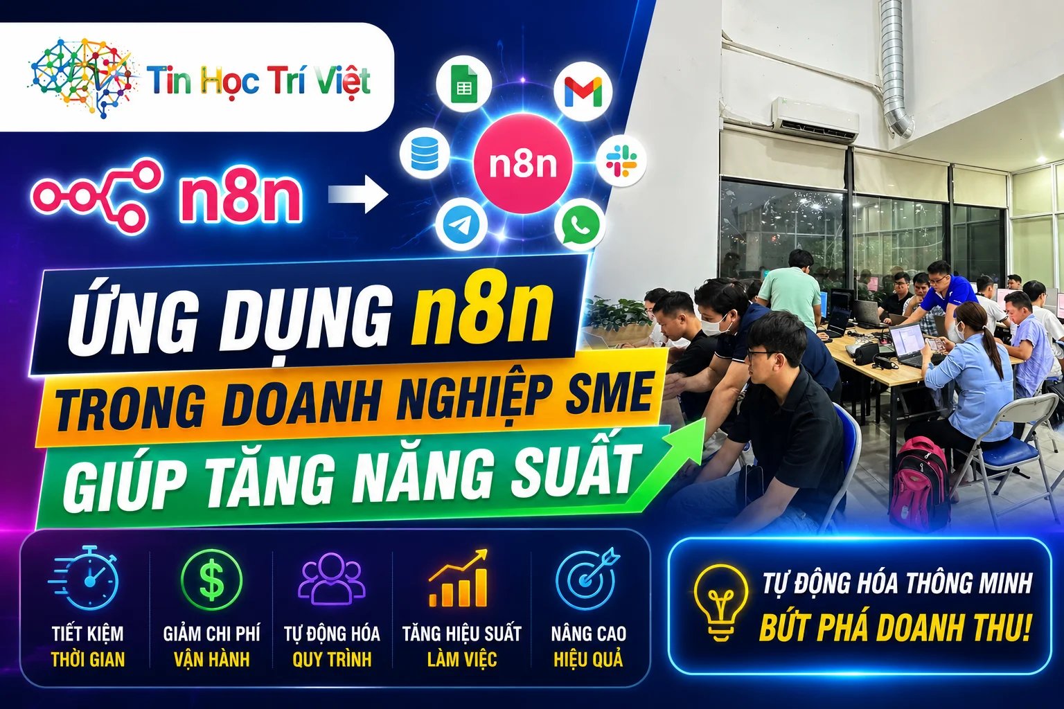 Ứng Dụng n8n Trong Doanh Nghiệp SME: 10 Cách Tăng Năng Suất