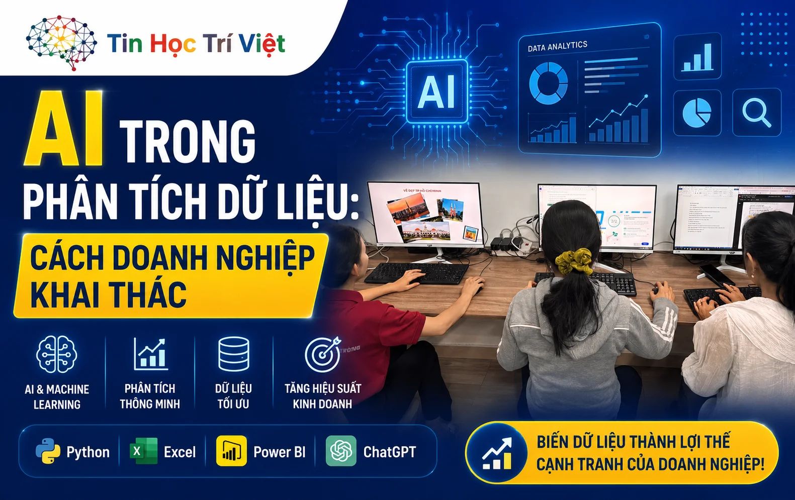 AI Trong Phân Tích Dữ Liệu: Cách Doanh Nghiệp Khai Thác